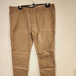 J.Crew Pants The Driggs Mens 33x30 Slim Fit Straight Leg Sand Beige Cotton Chino